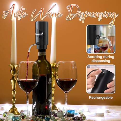 Electric Wine Set 4 | Automatic Wine Opener Dispenser Gift Set