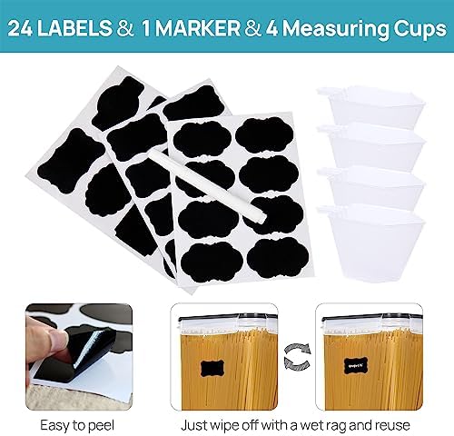 Vtopmart Flour and Sugar Storage Containers, 10 PCS