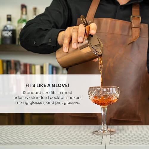 A Bar Above Premium Hawthorne Strainer, Stainless Steel High Density