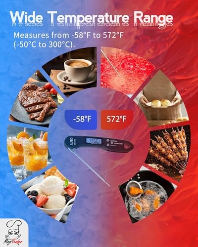 5-Pack Digital Meat Thermometer, ±1°F Accuracy