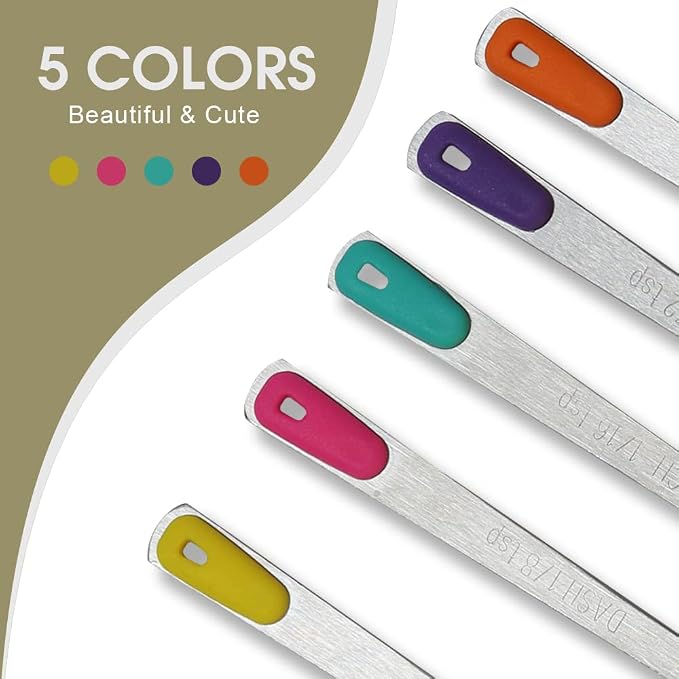 Mini Measuring Spoons Set, Tiny Stainless Steel Measure Teaspoons - Image 5