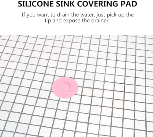 5pcs Silicone Sink Plug Drain Cover Set, Kitchen and Bathroom Water