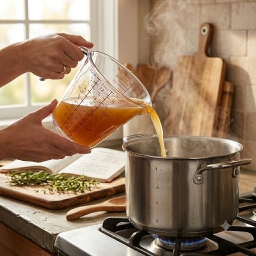 Better Houseware 3 Cup Measuring Cup, Clear Plastic Cup for Cooking