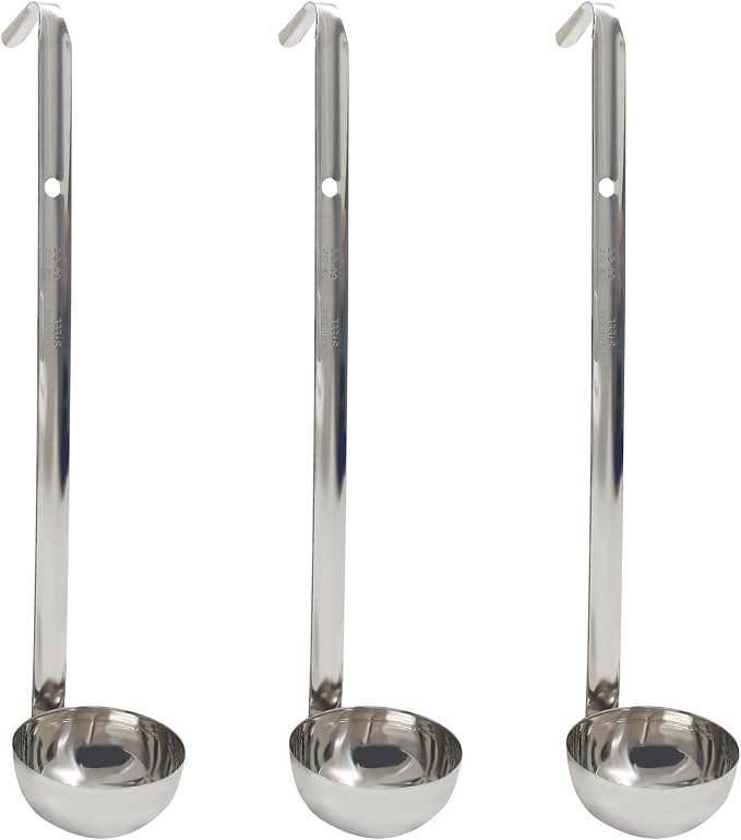2 Oz Stainless Steel Ladle, Portioning and Serving Soup and Stew in Restaurants by Auvotuis