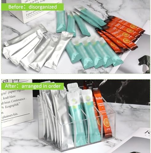 Drink Packet Holder Water Flavor Packet Storage Container Water Flavor