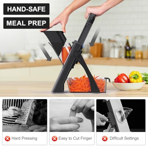 Safe Mandoline Slicer for Kitchen
