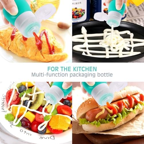 YINGGG Squeeze Portable Salad Dressing Container to Go Bottles for