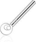 Small Ring Danish Dough Whisk Stainless Steel, Suitable by CosonHome