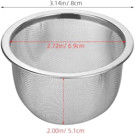 HOMSFOU 4 Pack Tea Infuser, Stainless Steel Tea Filter