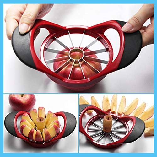 Apple Cutter Slicer & Corer Kit - 12-Blade Apple Slicer & Corer