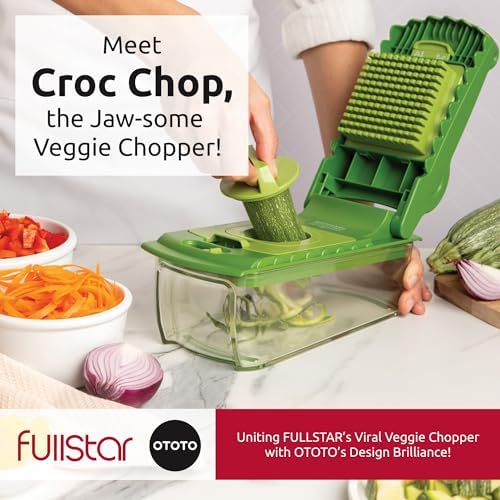 Fullstar X OTOTO Croc Chop Vegetable Chopper & Spiralizer