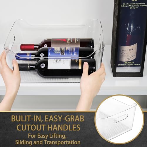 Tiawudi 6 Pack Storage Organizer Bins, 13.5" x 10"