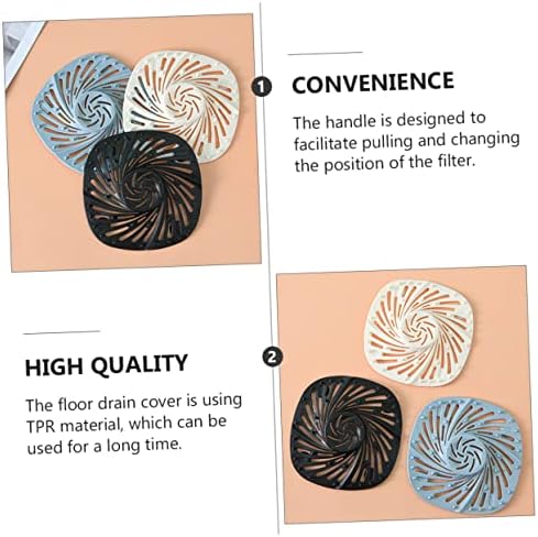 Bath Plug Hair Catcher,Shower Drain Cover,3pcs Floor Drain Cover Air