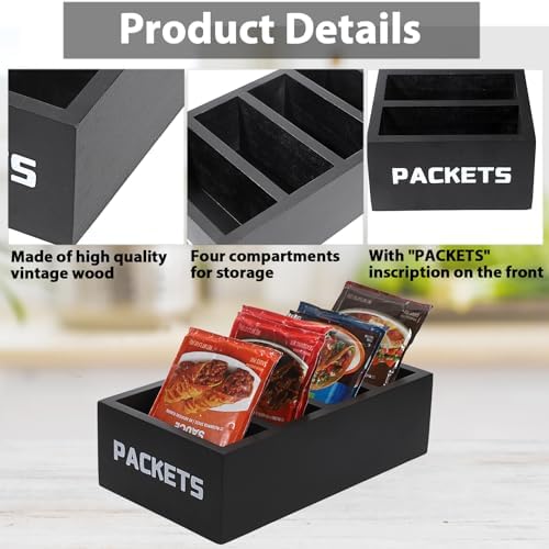 BSTKEY Seasoning Packet Organizer, Food Packet Storage Organizer with