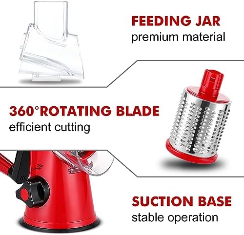 GDL Hand Crank Rotary Cheese Grater