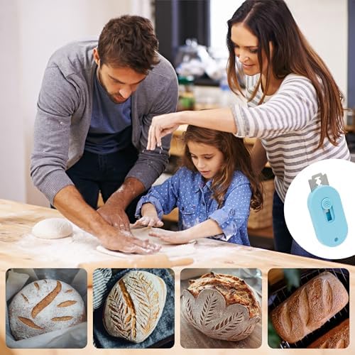Bread Lame, Retractable Dough Scoring Tool with 5 Razor Blades