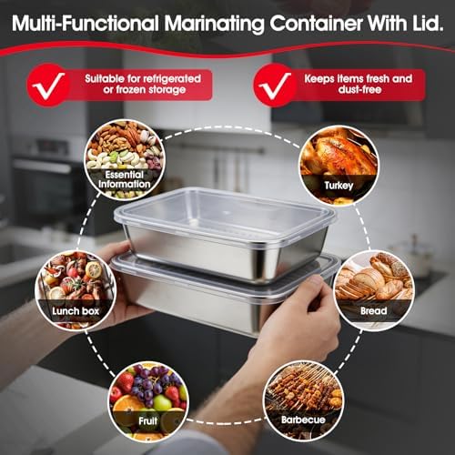 7-in-1 Grill Prep Trays and Carry System,Stainless Steel Grill Carry