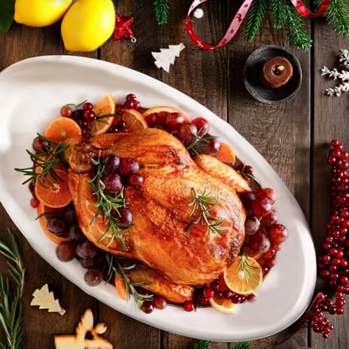 DOWAN 16" Serving Platters, Serving Platters for Wedding, Large Oval