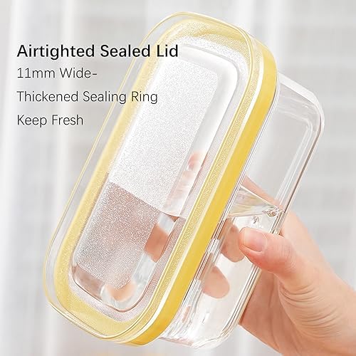 UNIVIVO 280g Butter Slicer Cutter and Airtight Container for Fridge