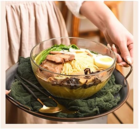 cereal bowls Round Glass Bowl Transparent Cereal Bowl Soup Bowl Noodle