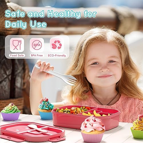 2 Pack Leakproof Bento Lunch Containers