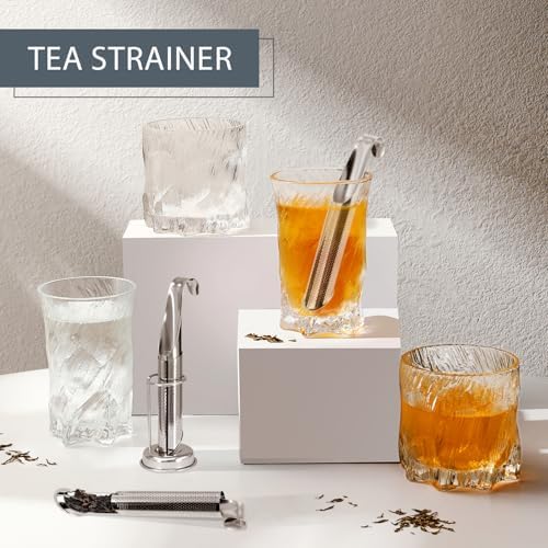 2 Sets Upgraded Tea Infuser for Loose ingredient Tea with Base