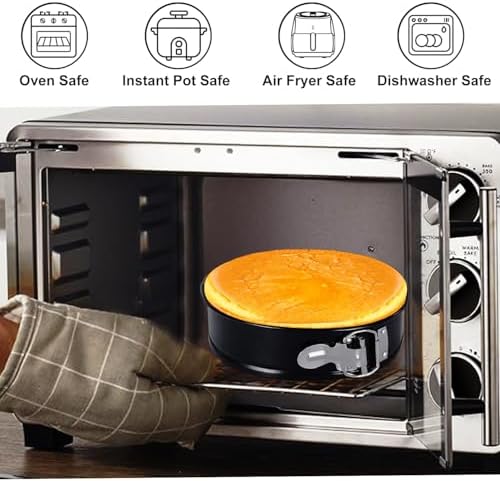 124Pcs Springform Pans Set, Round Square Cake Pans Sets, 7/9/10/11