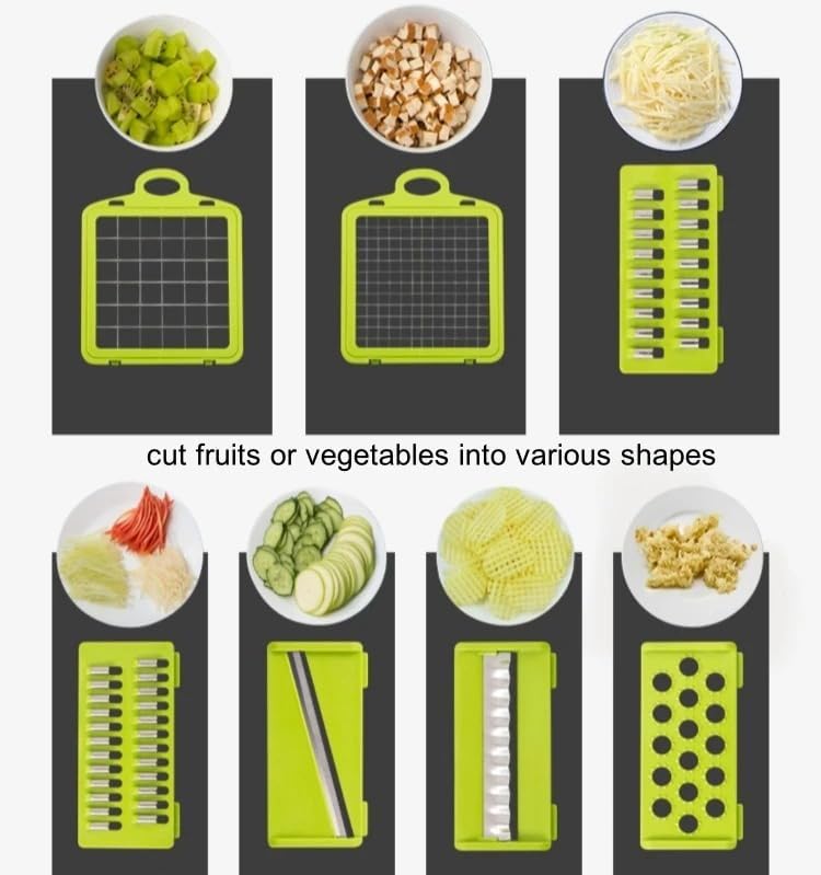 Multifunctional Vegetable Chopper with Container