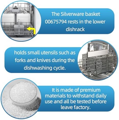 00675794 675794 9001396277 Dishwasher Cutlery Basket Silverware Basket