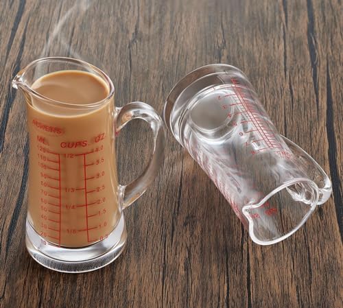 Ackers Shot Glass Measuring Cup 4 Ounce/120ML Liquid Heavy High