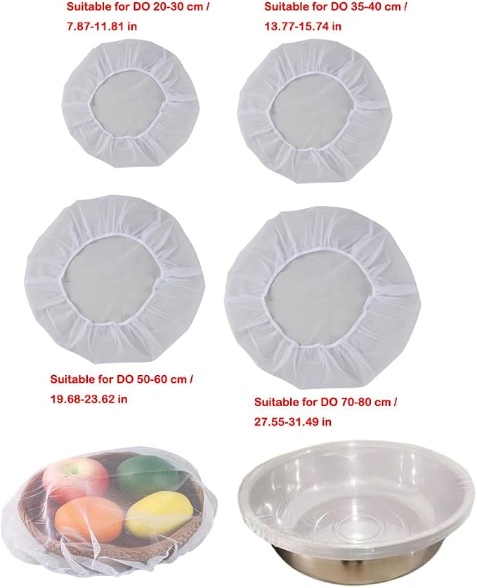 4 Pack Mesh Food Covers Portable Small Food Tents Top Screen Food Cover - Image 2