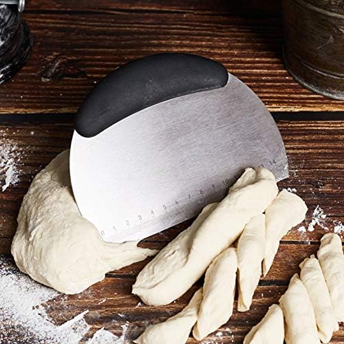 AYNEFY Stainless Steel Dough Cutter,Pastry Scraper Pizza Cutting Knife