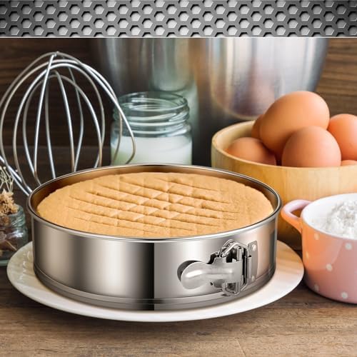 Pickmesh 2 Pack Springform Pan 9 Inches, Nonstick Leakproof Round