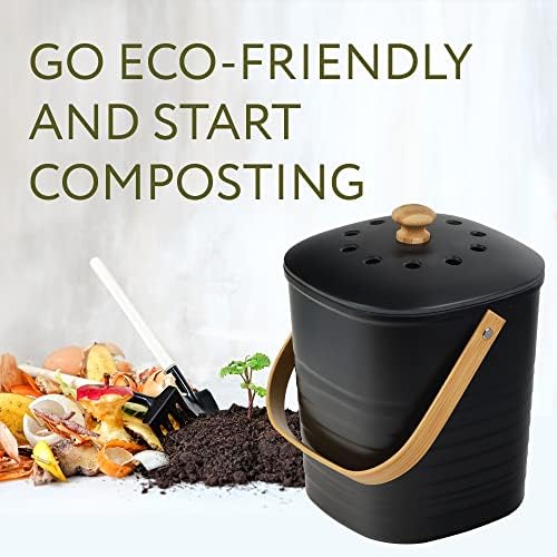 Impresa Compost Bins, 2 Pack, 1 Gallon