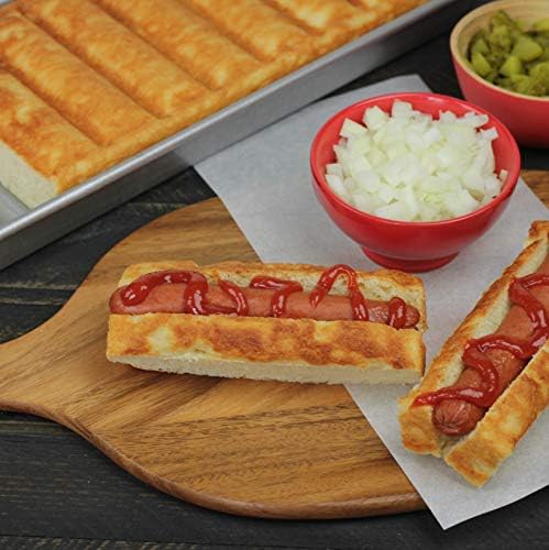 USA Pan Bakeware Nonstick New England Hot Dog Bun and Lobster Roll