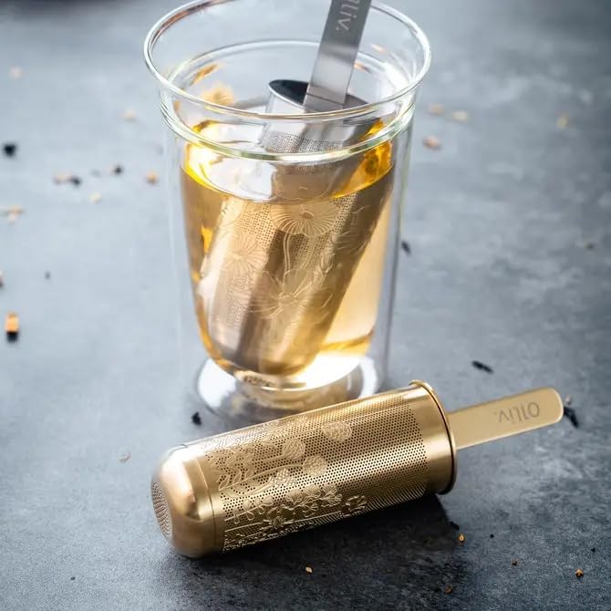 Tea Infuser Spoon For Loose Leaf Tea Filter Stainless Steel Popsicle Tea Stick - Image 4