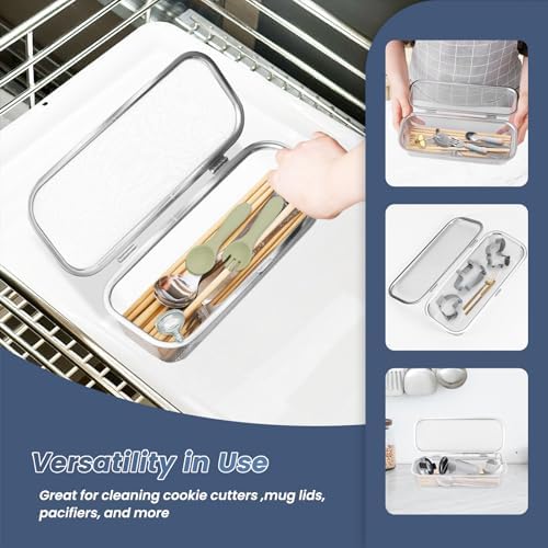Stainless Steel Dishwasher Basket,Silverware Basket for Small Items