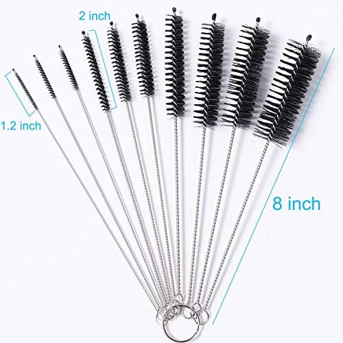 Aquarium Filter Brush Set, Flexible Double Ended Bristles Hose Pipe