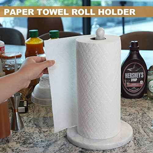 Koville African Natural Marble Paper Towel Holder
