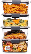 Rubbermaid Brilliance BPA Free Airtight Food Storage Containers with