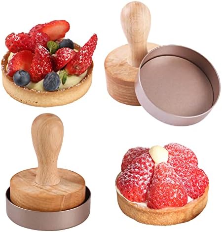KALAIEN 4 Packs Mini Tart Pans with Removable Bottom