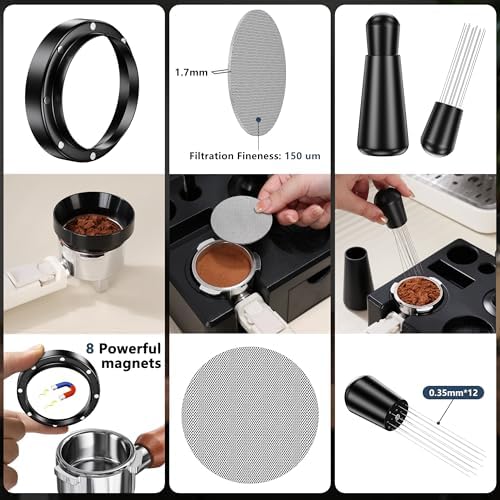 54mm Espresso Accessories Kit,WDT Tool Espresso Machine Tamper Tools