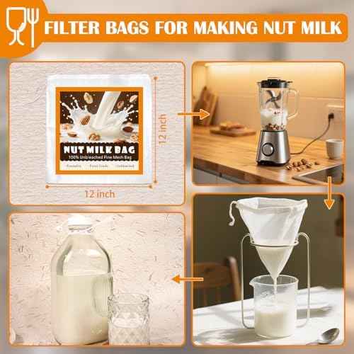 64 oz Glass Milk Bottle Heavy Duty Water Jug Refrigerator Container