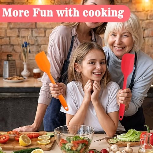 Mini Silicone Spatula - 36Pcs Mini Spatulas for Kitchen Use, 8.3 Inch