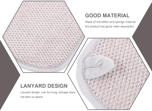 PRETYZOOM 2pcs Dish Drying Mats for Kitchen Countertop, 12"X16" Dish