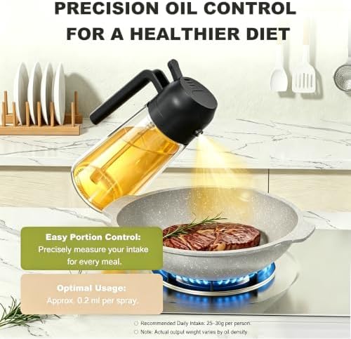 Pure Future Olive Oil Sprayer, Black