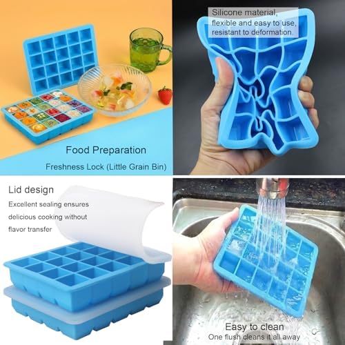 1 Tbsp Silicone Freezer Molds -silicone freezer trays with lid,3