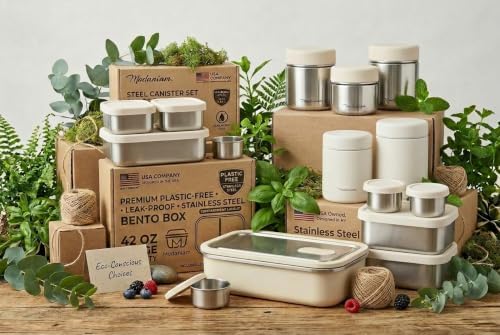 Modaniam Stainless Steel Bento Box, Stainless Steel Lunch Box for