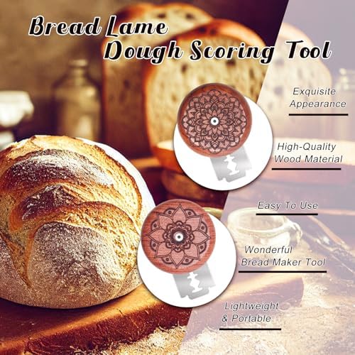 Windspeed 2+20 Pcs Wooden Bread Scoring Tool, Best Bread Lame Cutter