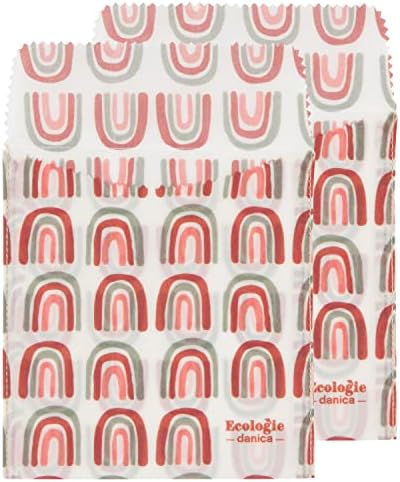 Ecologie Reusable Beeswax Sandwich Bags, Set of 2